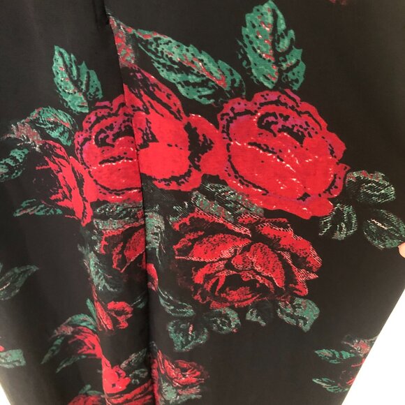Lovers and Friends Golden Ray Red Roses Boho Floral Maxi Dress in XS - Picture 9 of 10